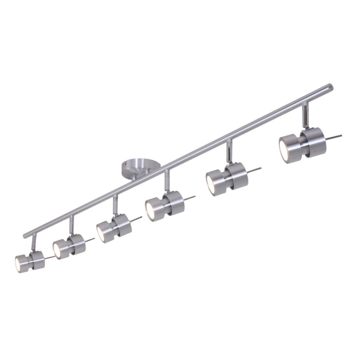 DECKENLEUCHTE     - Silberfarben, Trend, Metall (18/12/134cm)