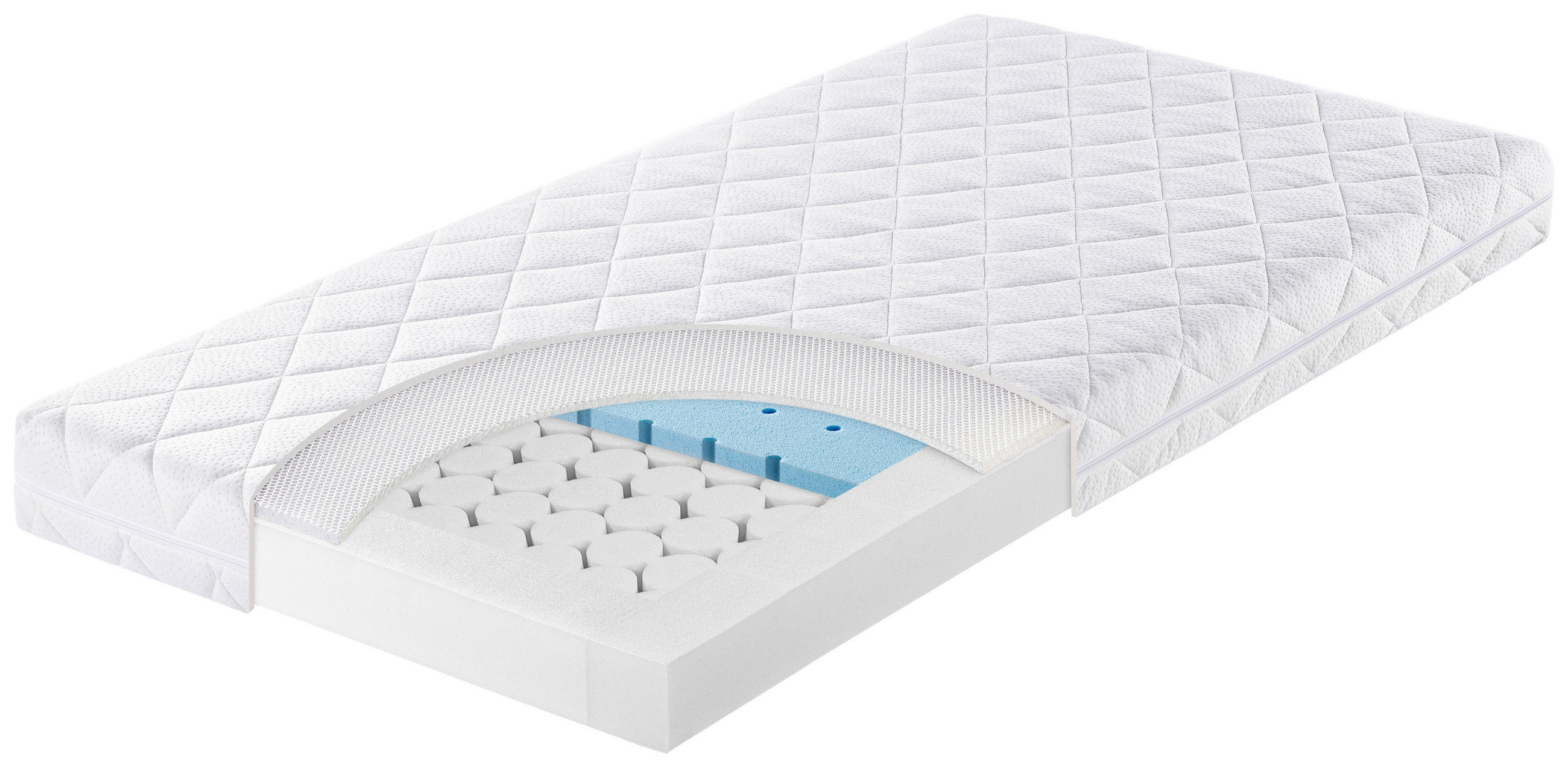 KINDERMATRATZE Babydream Softbox  70/140 cm    - Weiß, Basics, Textil (70/140cm) - Julius Zöllner