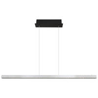 LED-HÄNGELEUCHTE 120/9/120 cm  - Schwarz/Alufarben, KONVENTIONELL, Metall (120/9/120cm) - Globo