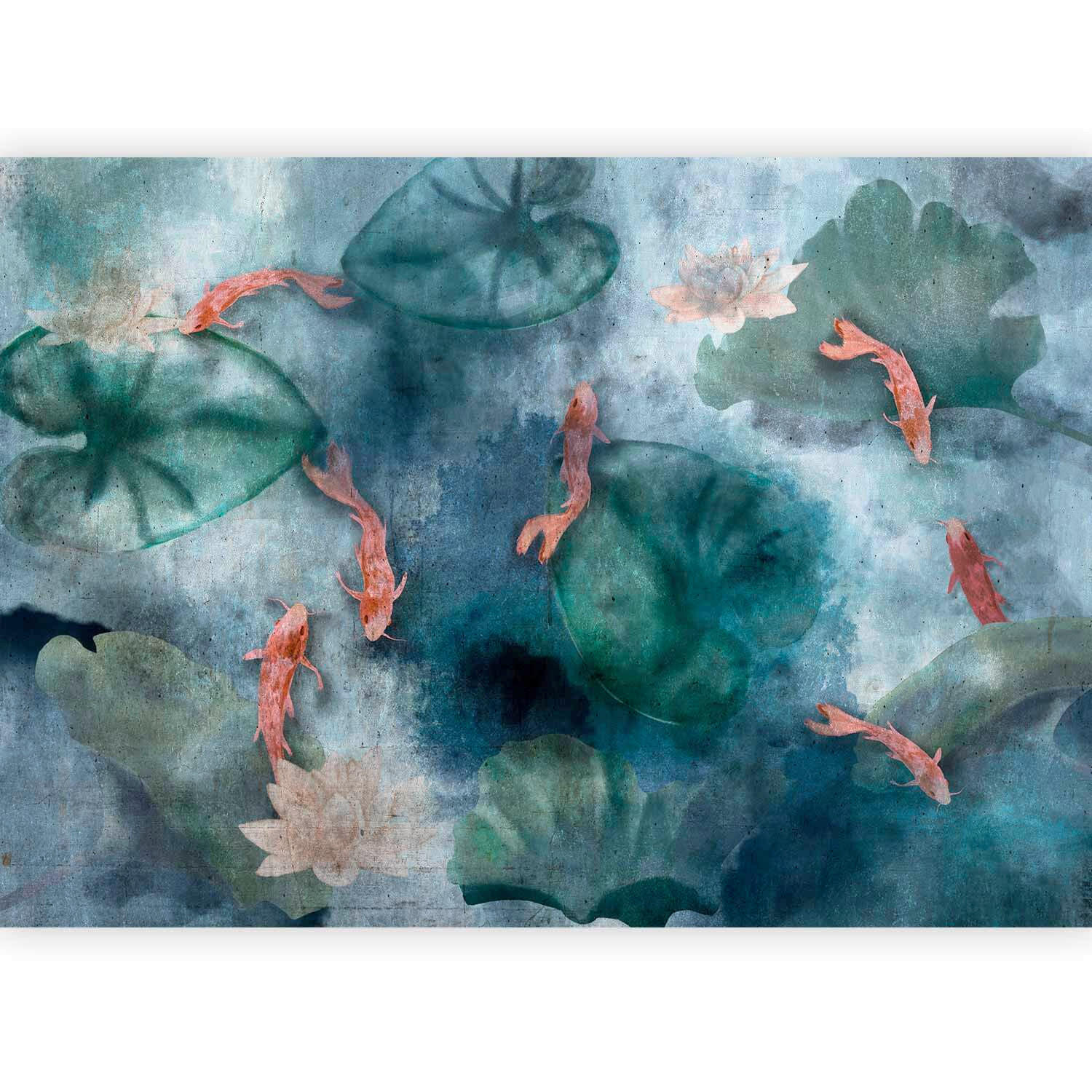 FOTOTAPETE  - Blau/Pink, LIFESTYLE, Textil (100/70cm) - artgeist