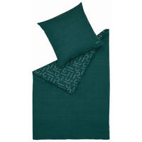 WENDEBETTWÄSCHE E-Scatter Big Flanell 200/200 cm  - Dunkelgrün/Grün, Basics, Textil (200/200cm) - Esprit