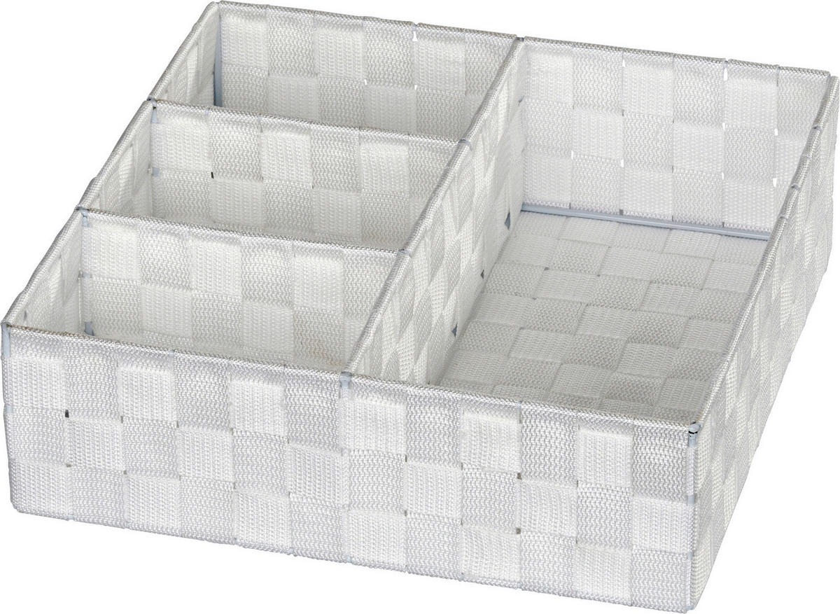 ORGANIZÉR biela - biela, Basics, plast (32/10/32cm)