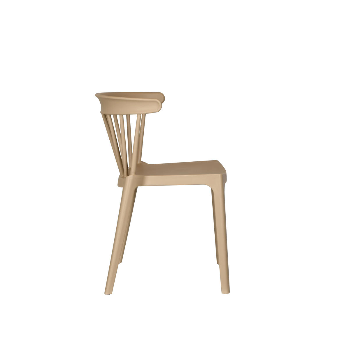 GARTENSTUHL-SET Kunststoff Sandfarben  - Sandfarben, MODERN, Kunststoff (54/75/53cm) - Gardenson