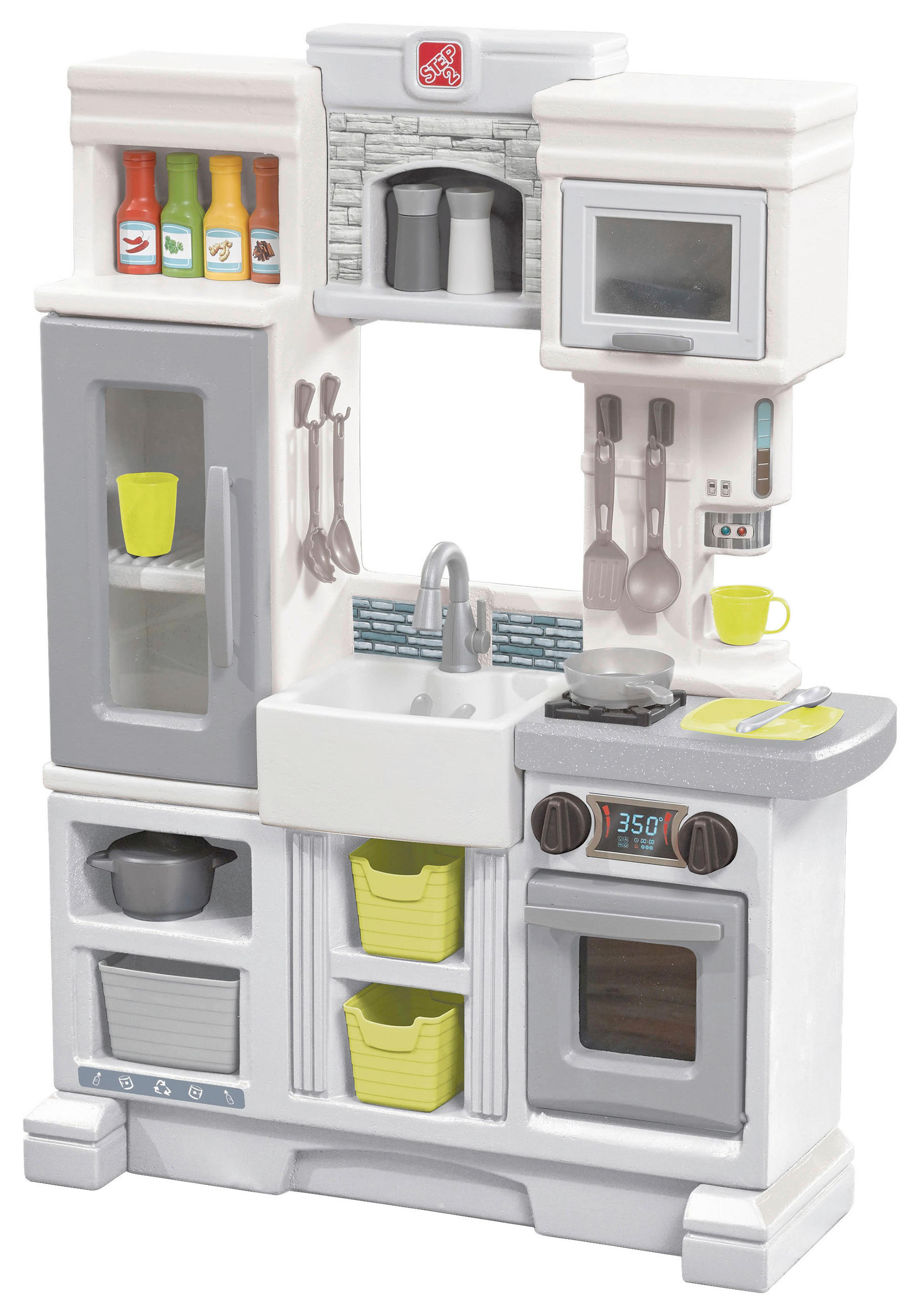 KINDERKÜCHE INNENSTADT Dowtown Delights  - Weiss/Grau, Basics, Kunststoff (81,9/112,4/26cm)