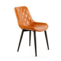 SADA ŽIDLÍ 2 kusy - oranžová, Trend, kov/textil (51/80/60cm)