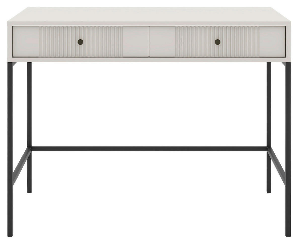 KONSOLENTISCH Iseo Kaschmir  - Kaschmir/Schwarz, Design, Holzwerkstoff/Metall (50/104,5/79cm) - Boxxx