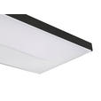 LED-DECKENLEUCHTE 90/45/10,5 cm   - Schwarz, Design, Kunststoff/Metall (90/45/10,5cm) - Novel