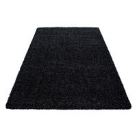 HOCHFLORTEPPICH 140/200 cm Life 1500 Anthrazit  - Anthrazit, KONVENTIONELL, Textil (140/200cm) - Novel