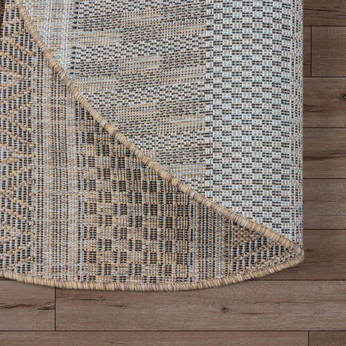 TEPIH ZA UNUTAR./VANJ. UPORAB  150/150 cm  bež  Melissa  - bež, Konvencionalno, tekstil (150/150cm)