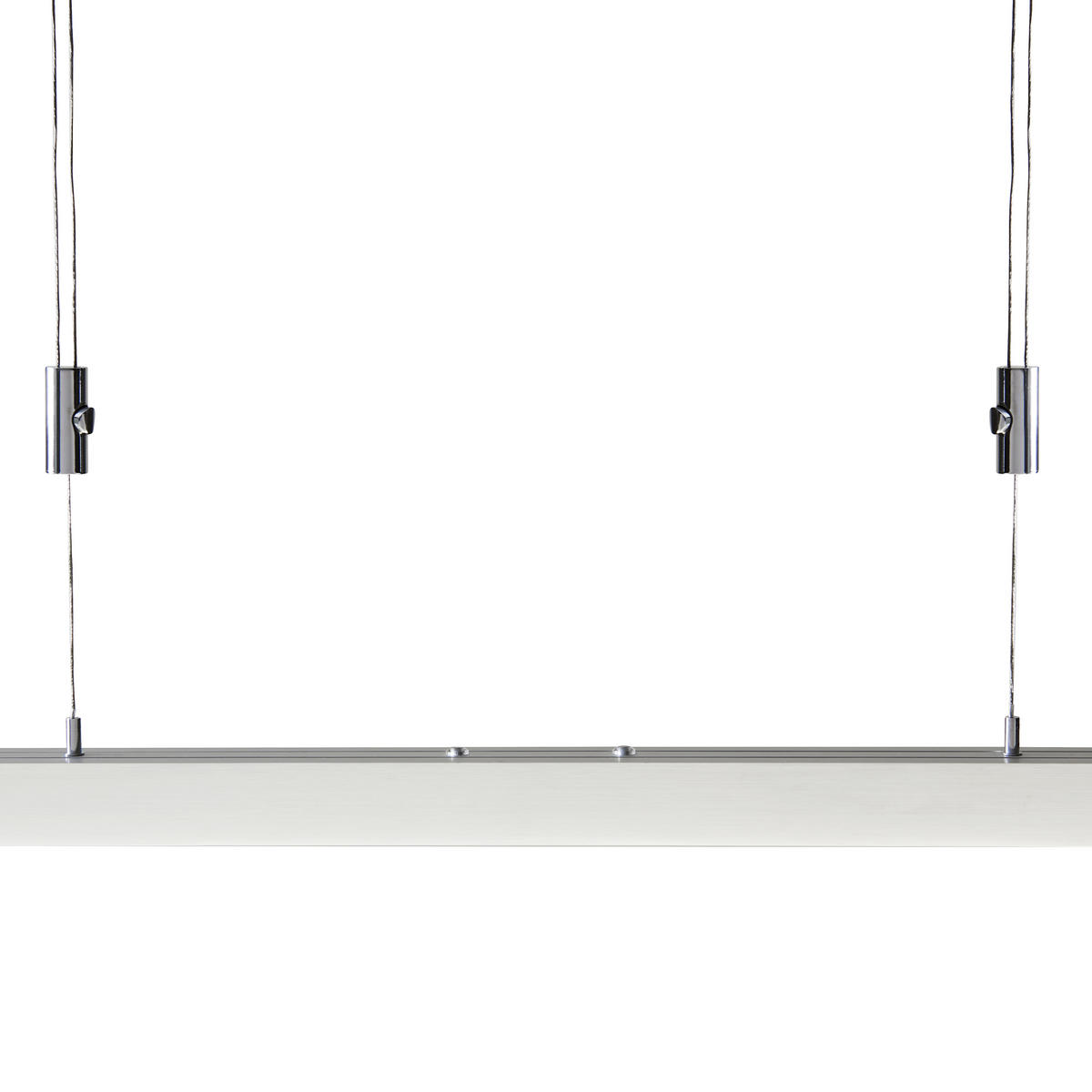 LED-HÄNGELEUCHTE 120-179/5,5/100-180 cm   - Silberfarben, Design, Kunststoff/Metall (120-179/5,5/100-180cm) - Paul Neuhaus