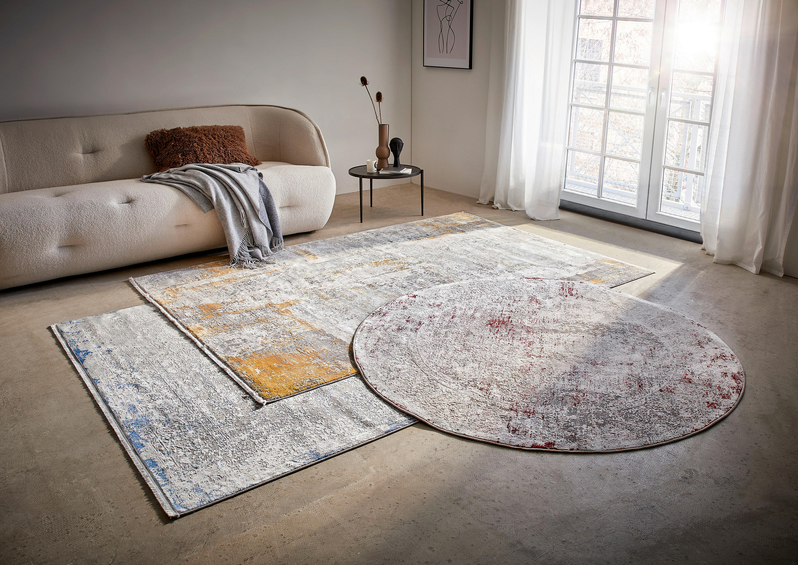 VINTAGE-TEPPICH 240/340 cm Apollo Goldfarben  - Goldfarben, Design, Naturmaterialien/Textil (240/340cm) - Dieter Knoll