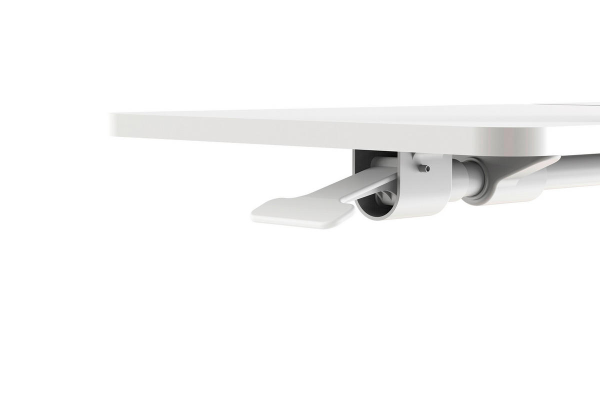 LAPTOPTISCH  Weiss höhenverstellbar  - Weiss, Modern, Holzwerkstoff/Kunststoff (78/65,5/105/38cm) - MID.YOU