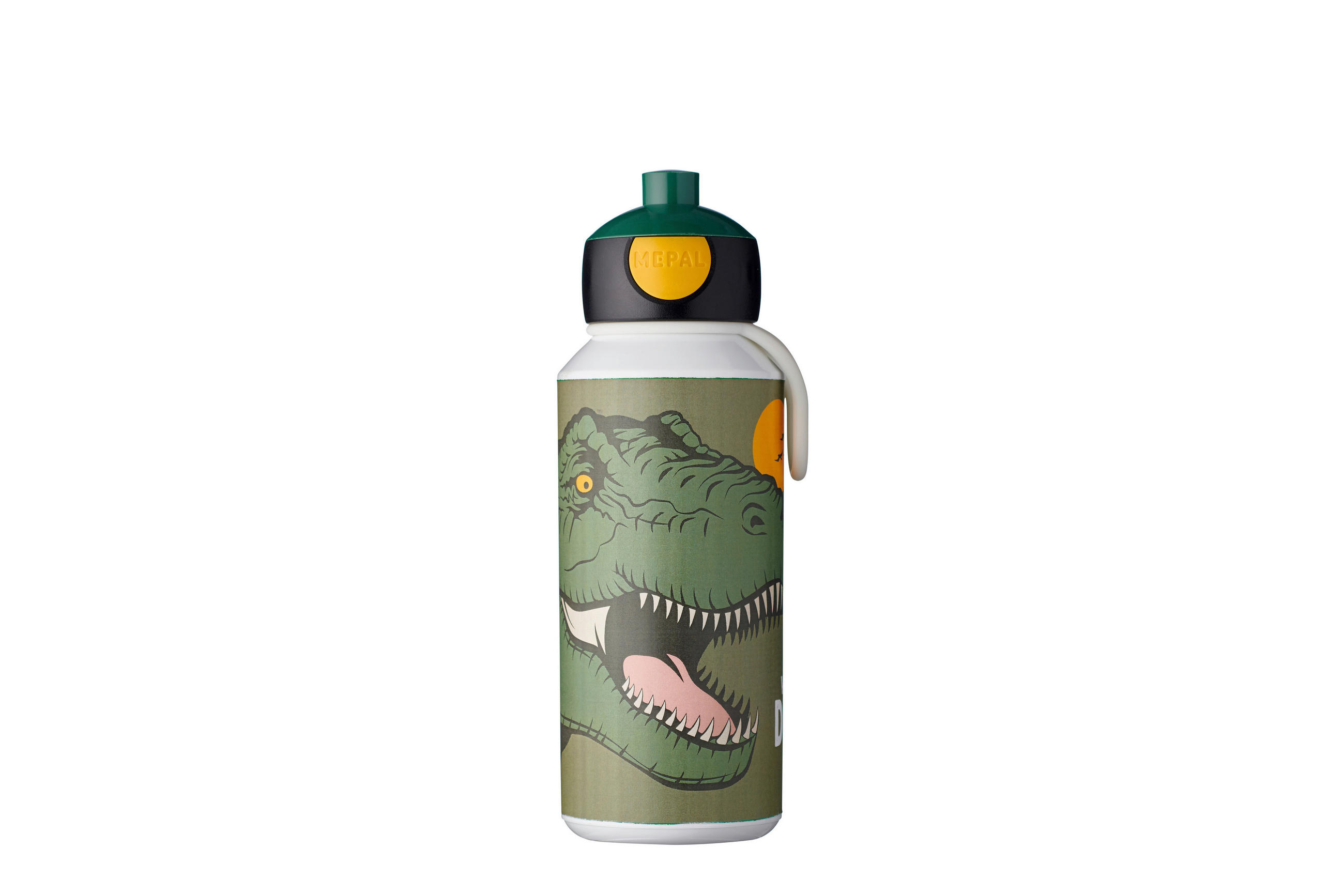 KINDERTRINKFLASCHE - Dunkelgrün/Schwarz, KONVENTIONELL, Kunststoff (6,4/18,4/7,0cm) - Mepal