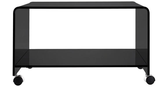 TV-ELEMENT Schwarz  - Schwarz, Design, Kunststoff (63/38/38cm) - Xora