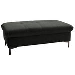 HOCKER in Textil Anthrazit  - Anthrazit/Schwarz, Design, Textil (124/46/68cm) - Xora