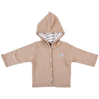 JACKE - Beige/Weiß, Basics, Textil (68null) - Avelia