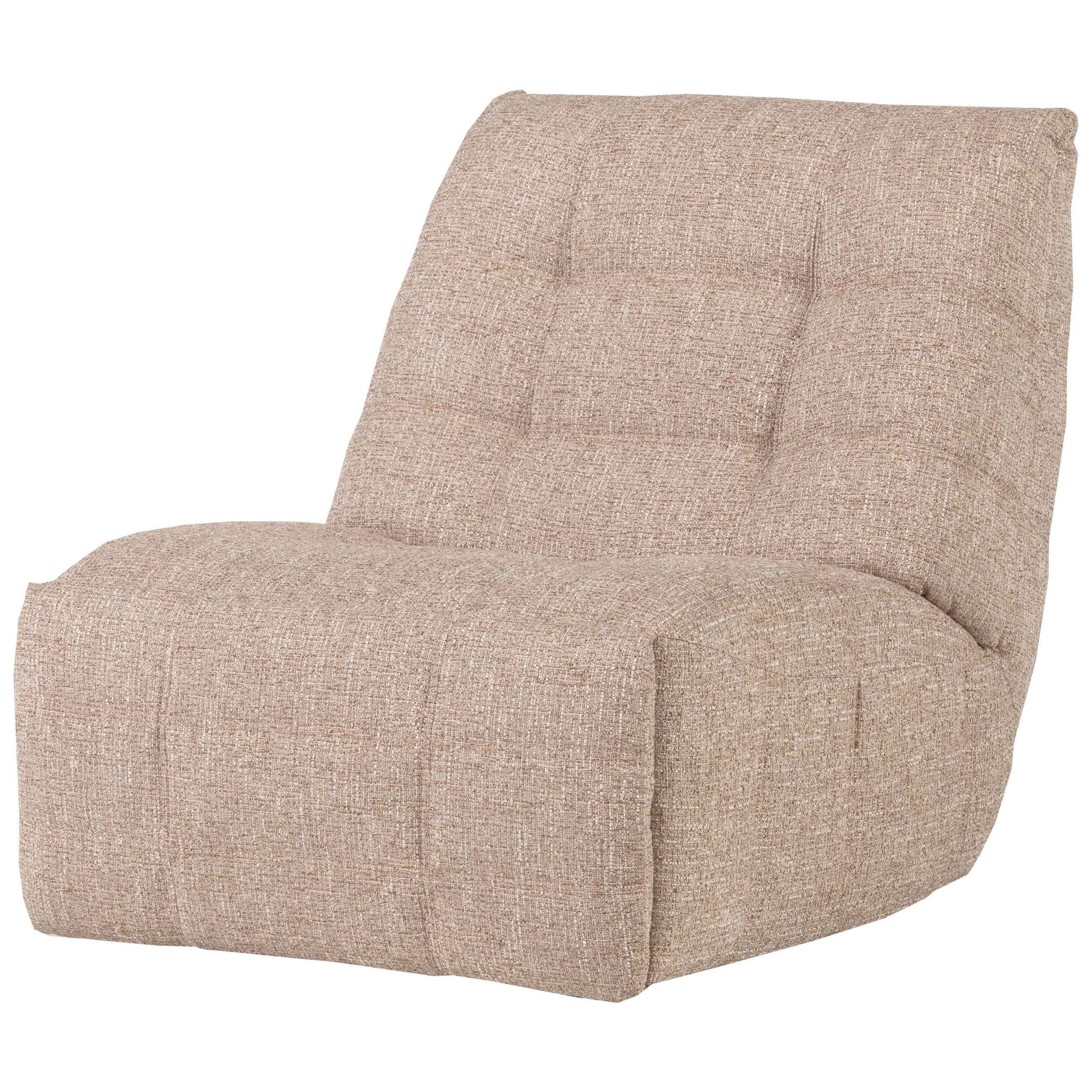 RELAXSESSEL Hein Webstoff    - Naturfarben, Design, Textil (98/94/83cm) - Livetastic