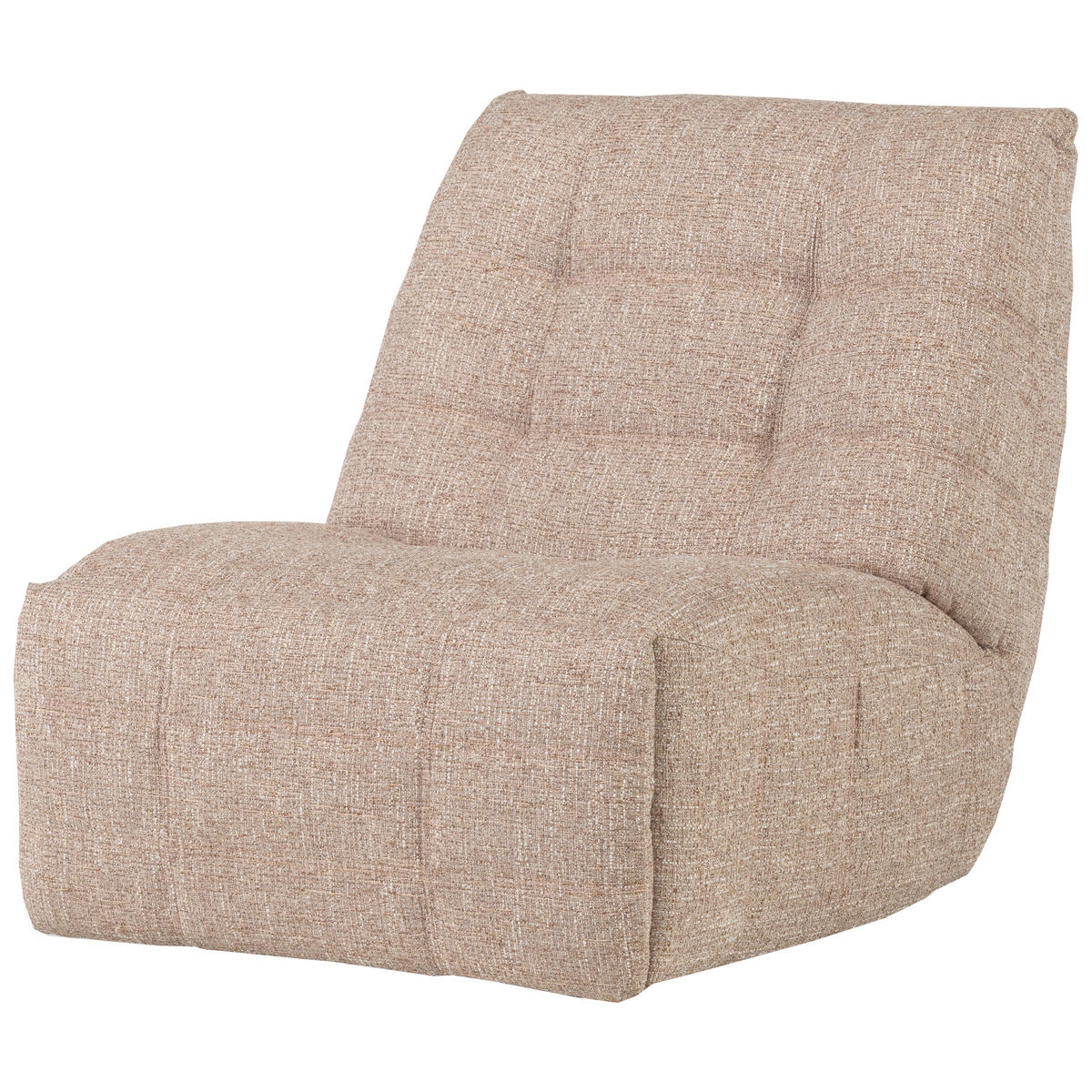 RELAXSESSEL Hein Webstoff    - Naturfarben, Design, Textil (98/94/83cm) - Livetastic