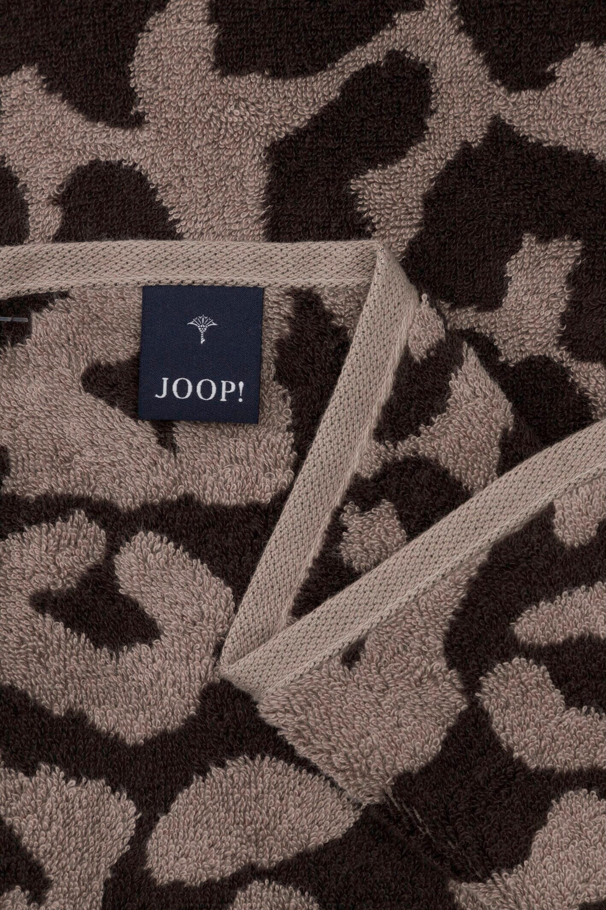 STRANDTUCH JOOP! LEO Braun 200/80 cm  - Braun, Basics, Textil (200/80cm) - Joop! Living