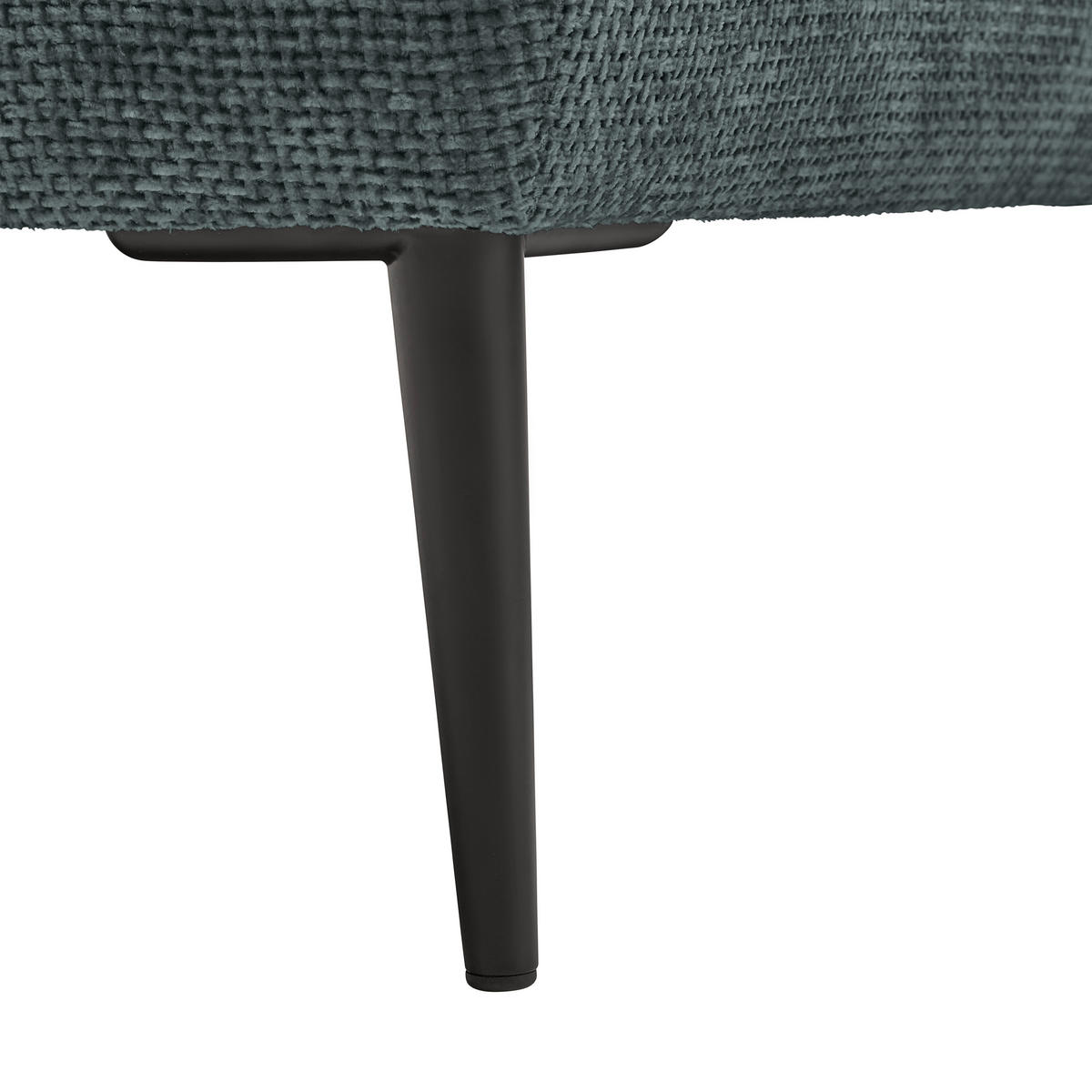 HÖRNSOFFA i vävt tyg mörkgrön  - svart/mörkgrön, Modern, metall/textil (164/255cm) - MID.YOU