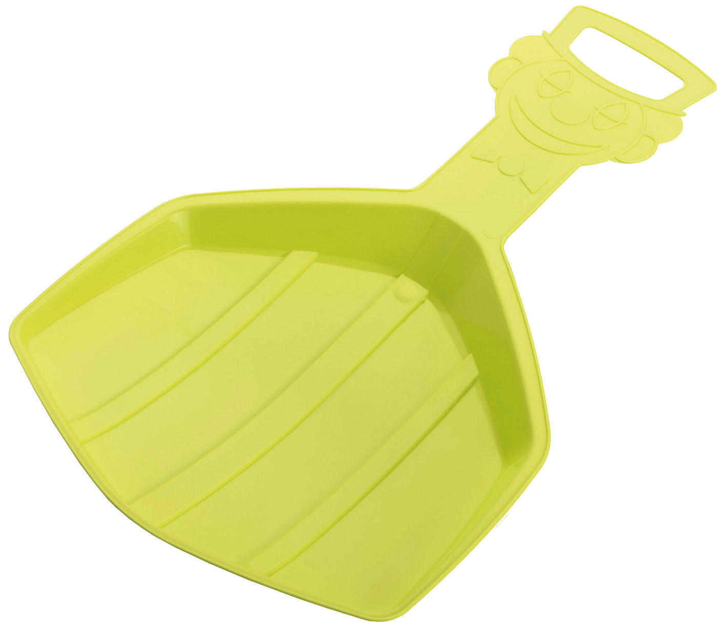 PODLOGA ZA SANJKANJE   - boje limete, Basics, plastika (57/33/3cm)