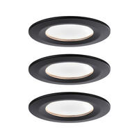 LED-DECKENLEUCHTE 7,8 cm  - Schwarz, Basics, Metall (7,8cm) - Paulmann
