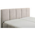 POLSTERBETT 180/200 cm  in Grau  - Schwarz/Grau, Design, Holz/Textil (180/200cm) - Xora