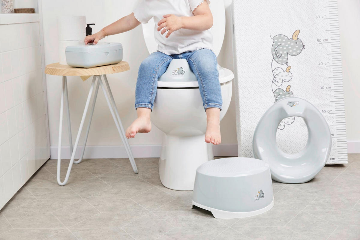 TOILETTENTRAINER SEPP  - Pastellgrün, Basics, Kunststoff (33,5/31/11cm) - Bebe Jou