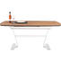 ESSTISCH Nussbaum oval Chromfarben, Nussbaumfarben - Chromfarben/Nussbaumfarben, Design, Holz/Metall (180(230)/95/77cm) - Joop!
