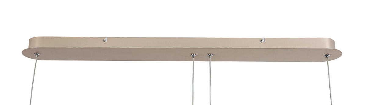 LED-HÄNGELEUCHTE Lakewood   - Chromfarben/Champagner, Design, Kunststoff/Metall (82cm) - Dieter Knoll