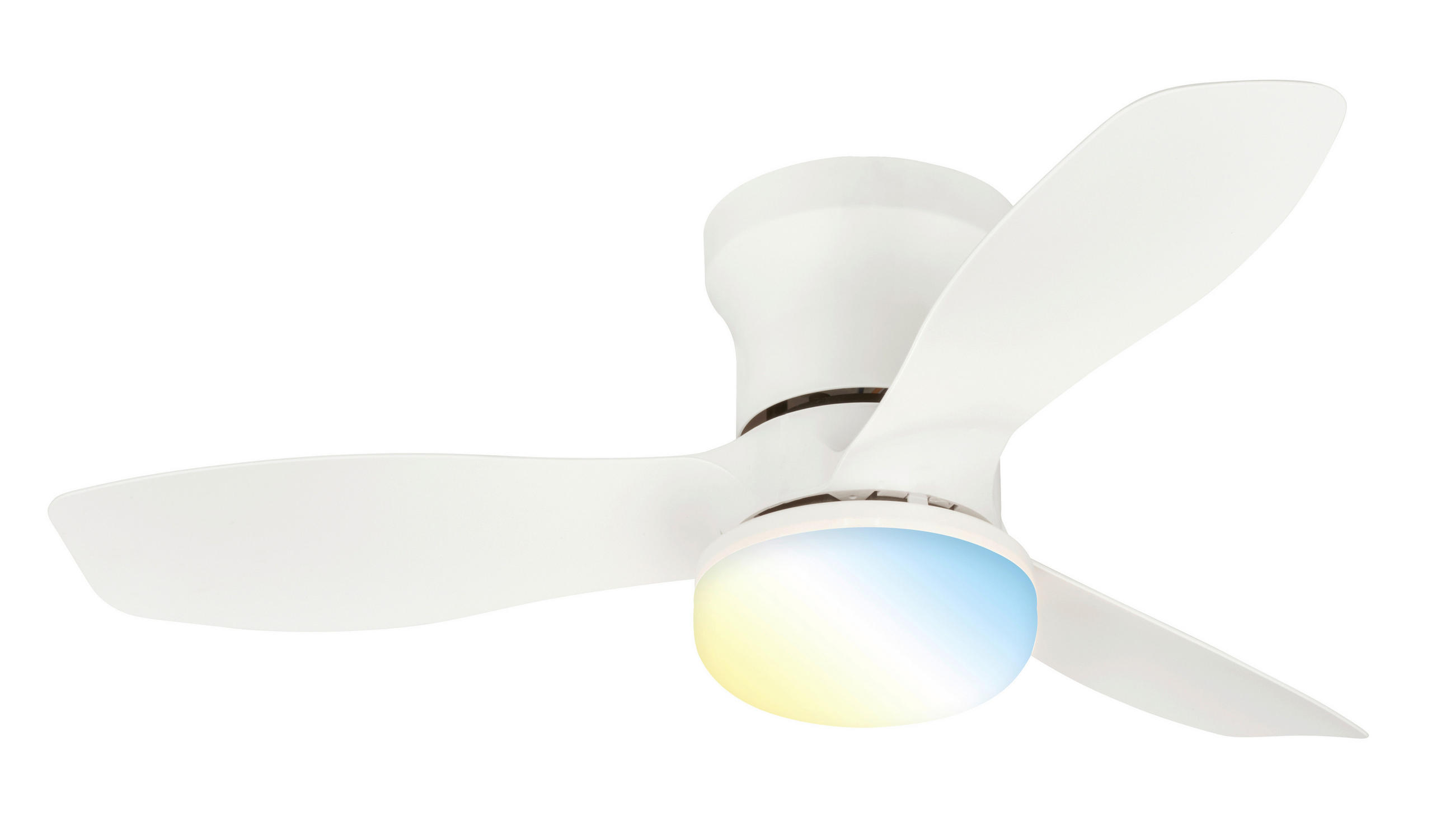 DECKENVENTILATOR - Weiß, Design, Kunststoff (60/19cm)