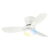 DECKENVENTILATOR - Weiß, Design, Kunststoff (60/19cm)
