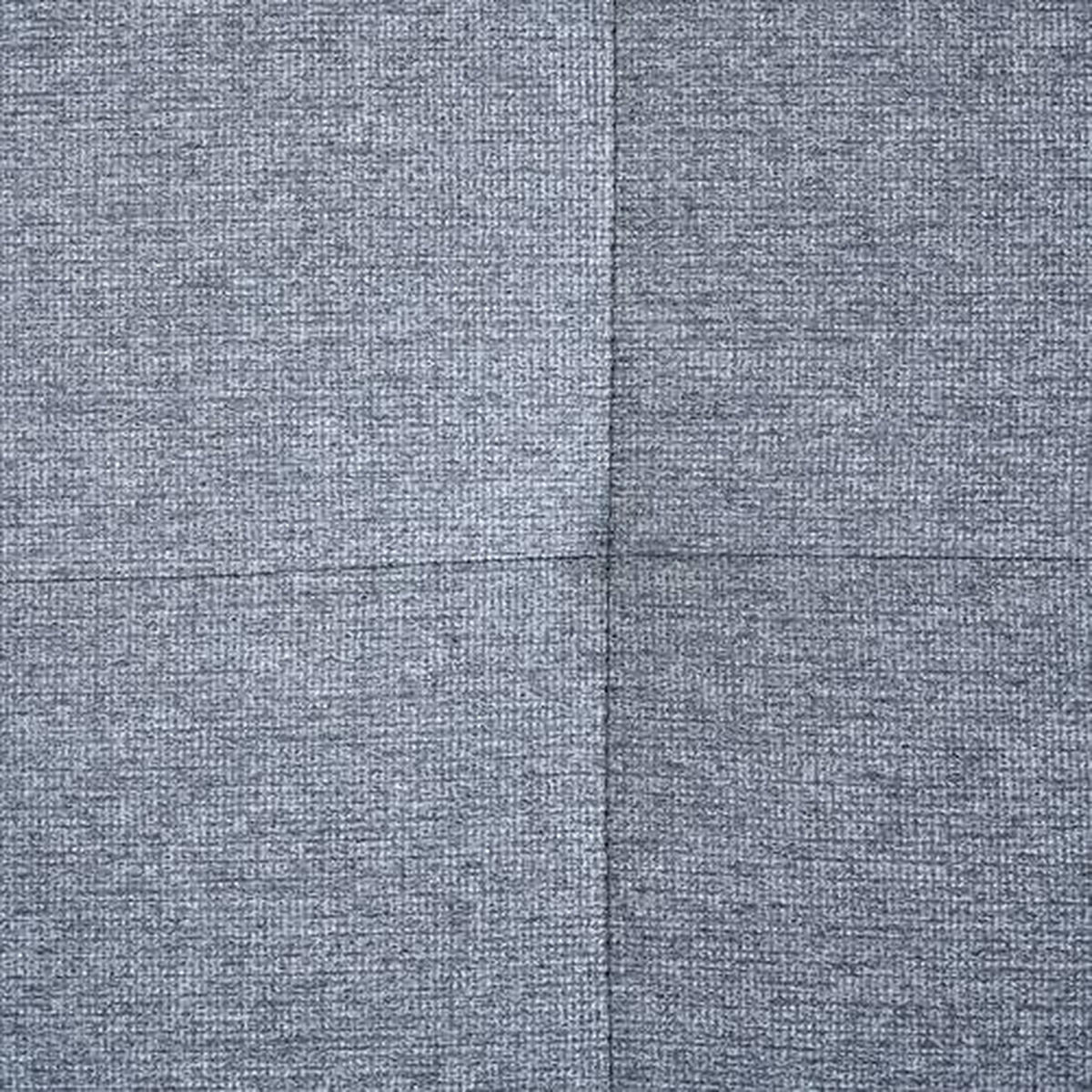 ECKSOFA in Webstoff Blaugrau  265/180 cm  - Blaugrau/Schwarz, Design, Textil/Metall (265/180cm) - Carryhome