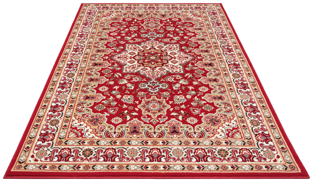 VINTAGE-TEPPICH 160/230 cm Mirkan Multicolor, Rot  - Rot/Multicolor, Basics, Kunststoff/Textil (160/230cm)