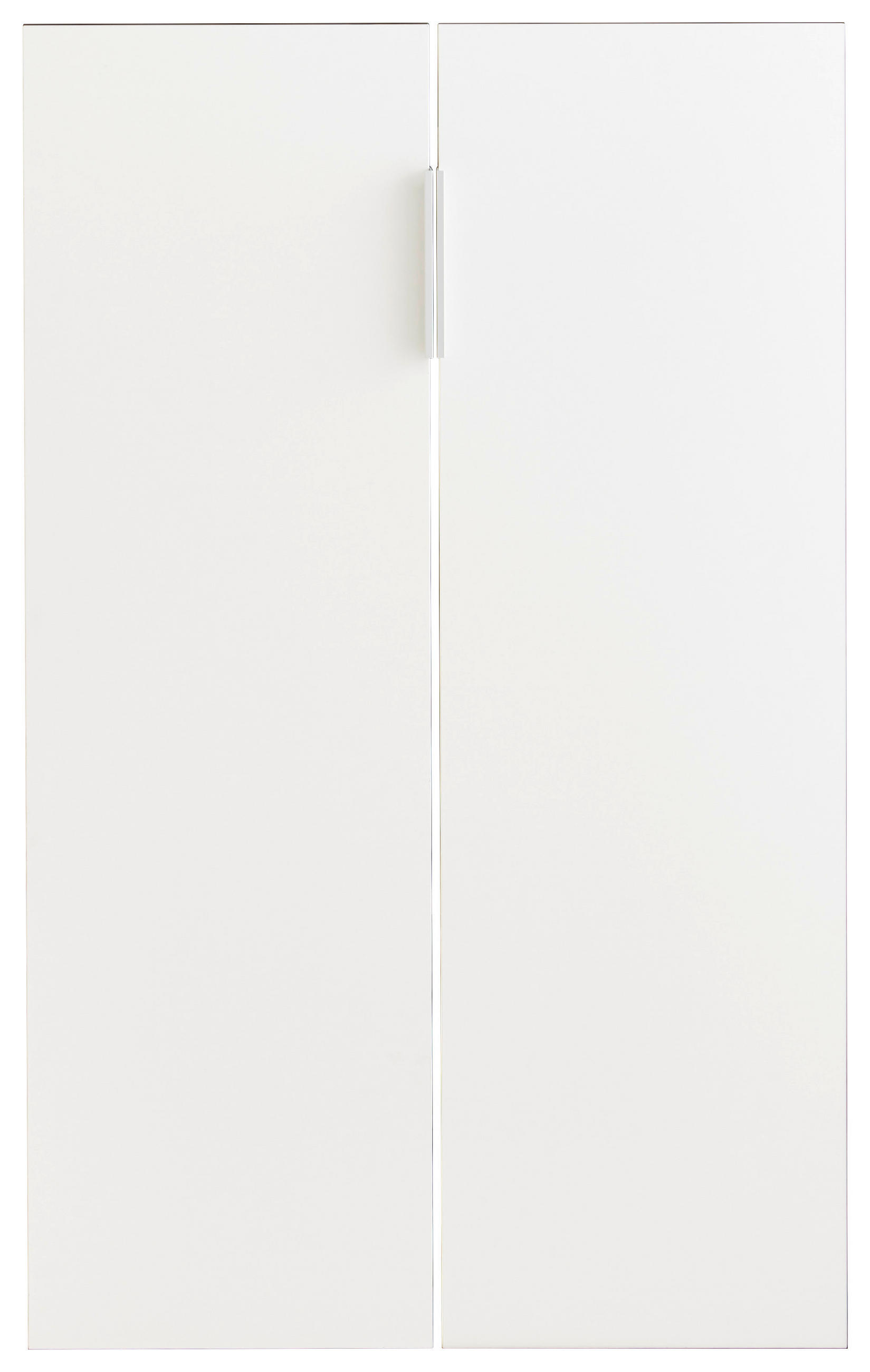 SET DE UȘI in alb  - argintiu/alb, Basics, plastic/material pe bază de lemn (34,5/114/1,6cm) - Xora