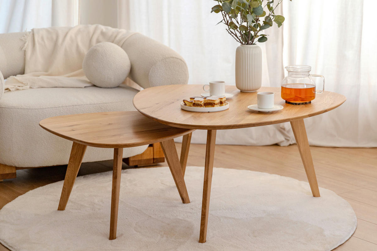COUCHTISCH Holz 69/67/41,5 cm  - Eichefarben, Design, Holz (69/67/41,5cm) - Livetastic
