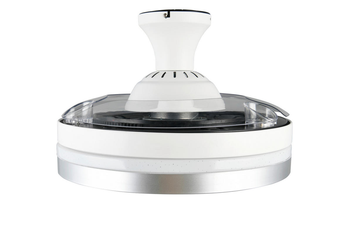DECKENVENTILATOR  48/31,0 cm    - Weiss/Transparent, Konventionell, Kunststoff (48/31,0cm)