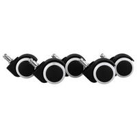 DREHSTUHLROLLE - Weiß, Basics, Kunststoff (5cm) - MID.YOU