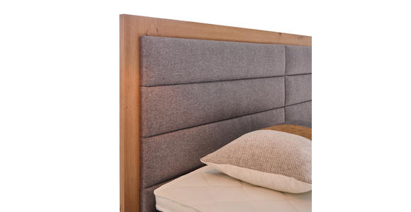 BOXBETT 180/200 cm  in Grau, Eiche Artisan  - Eiche Artisan/Grau, KONVENTIONELL, Holz/Textil (180/200cm) - Carryhome