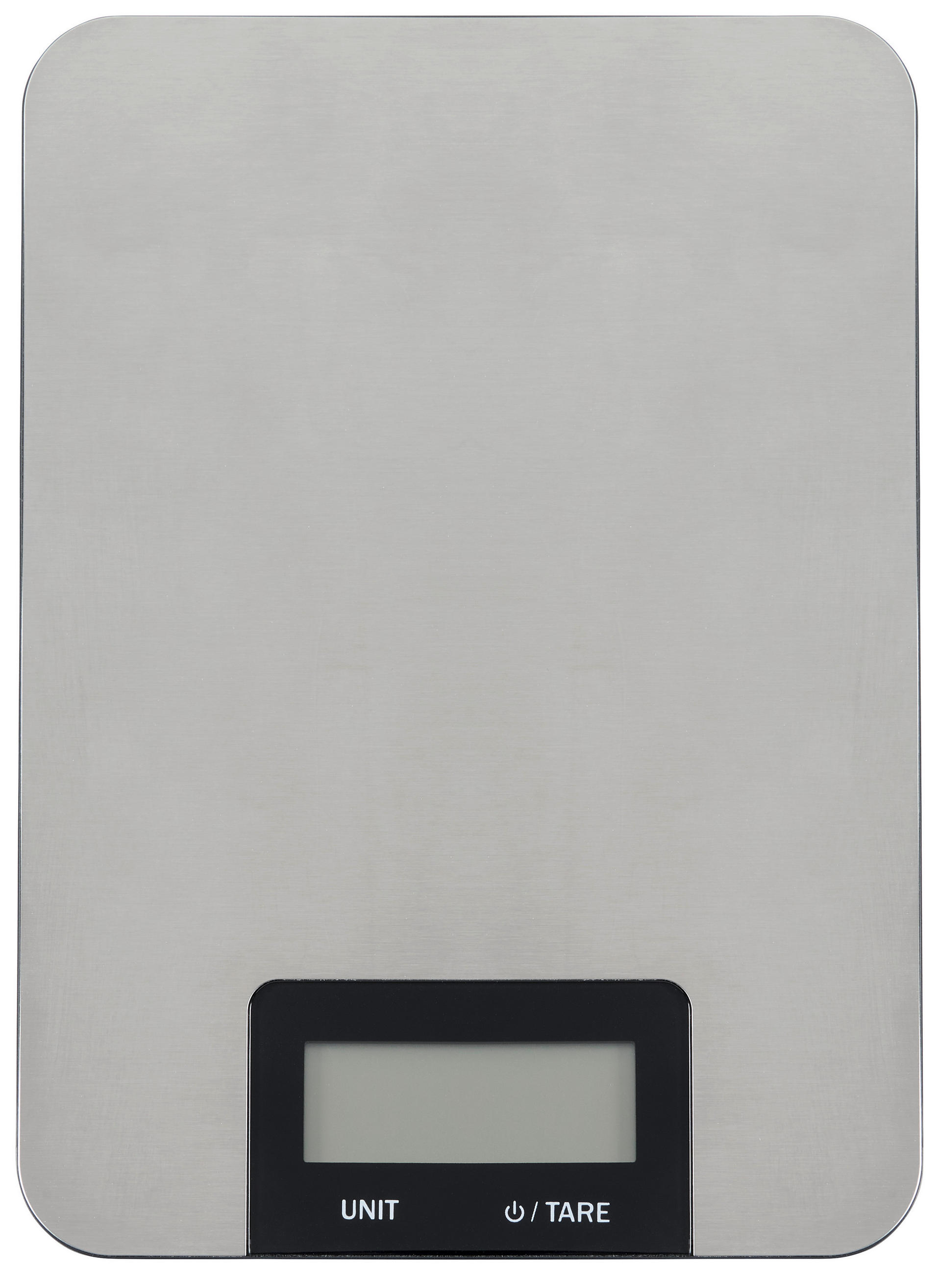 ELEKTRISCHE KÜCHENWAAGE  - Edelstahlfarben/Schwarz, Basics, Kunststoff/Metall (20/14,5/1,3cm) - Homeware Profession.