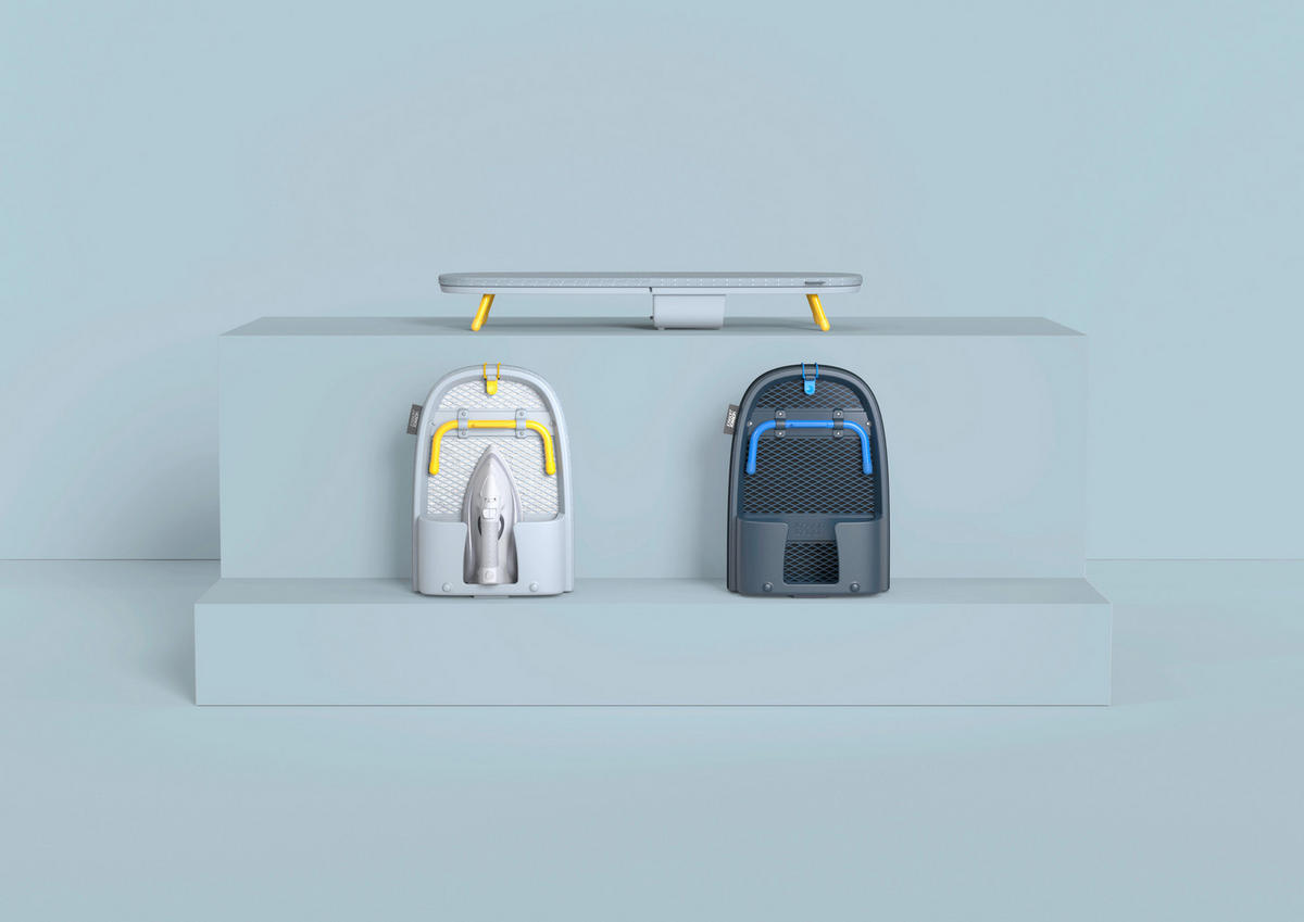 LIKALNA DESKA - siva, Basics, tekstil (90/11/15,5cm) - Joseph Joseph