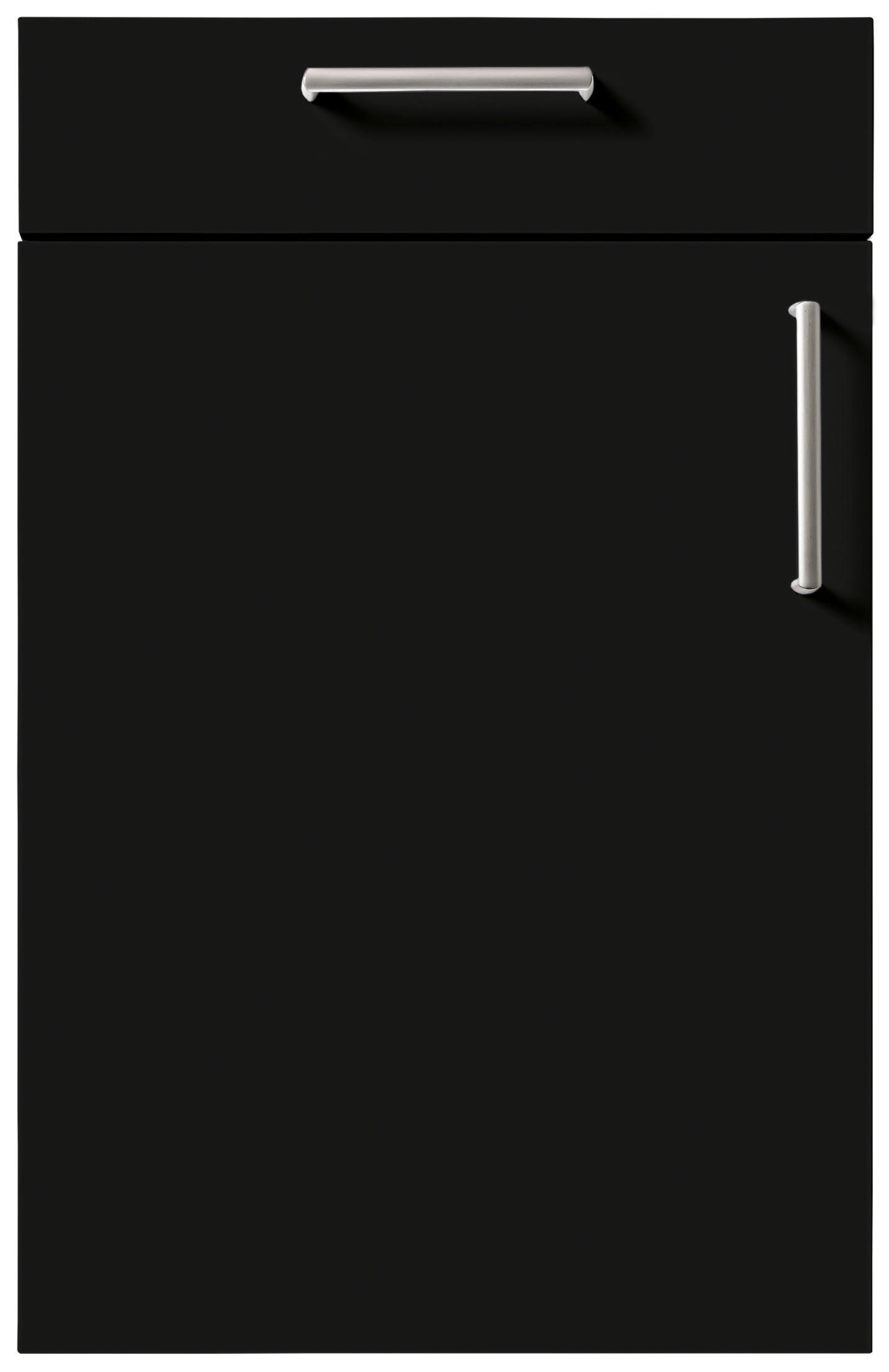 EINBAUKÜCHE FINA MATT  - Grau, Design, Holzwerkstoff - Novel