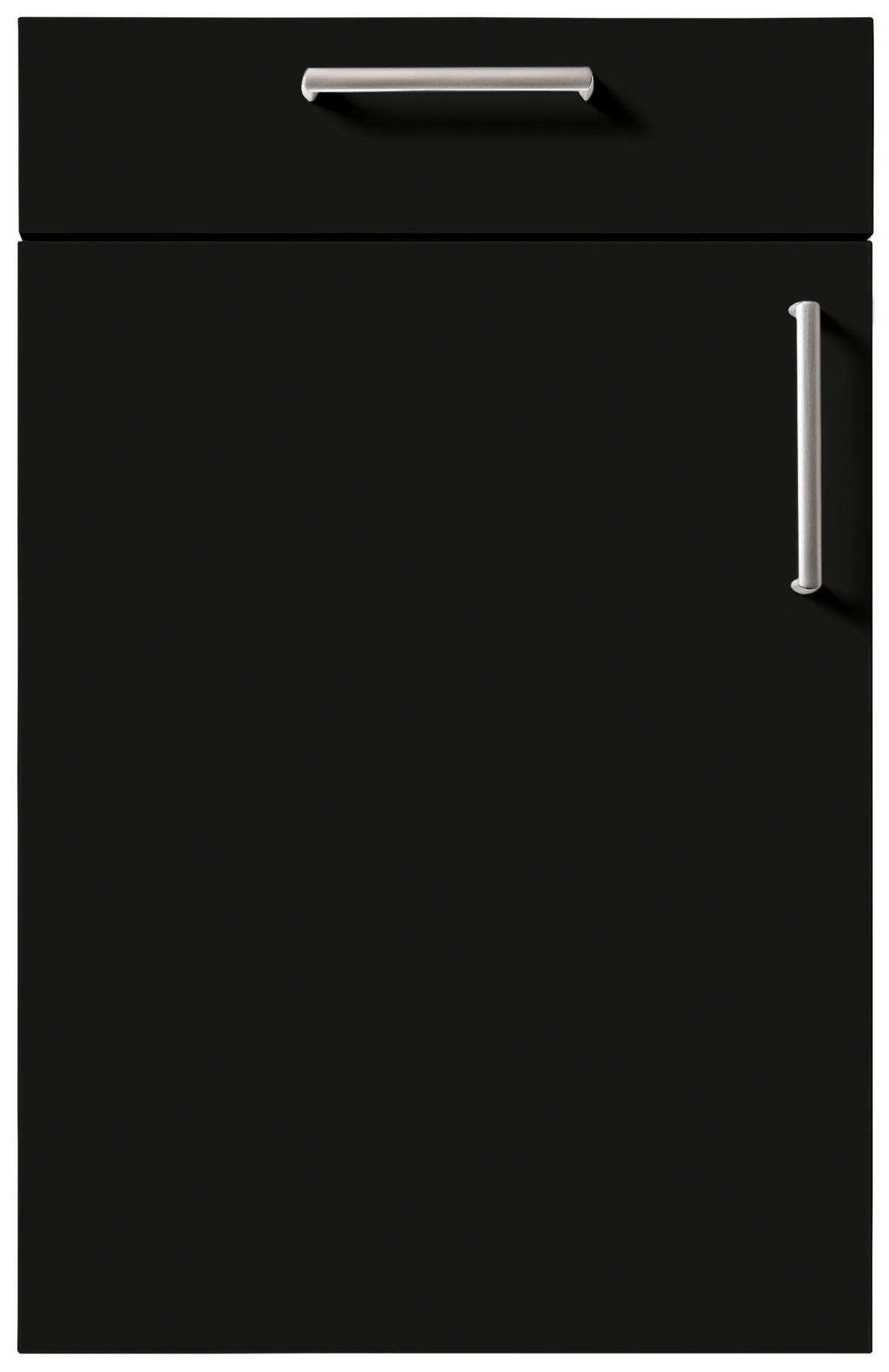 EINBAUKÜCHE FINA MATT  - Grau, Design, Holzwerkstoff - Novel