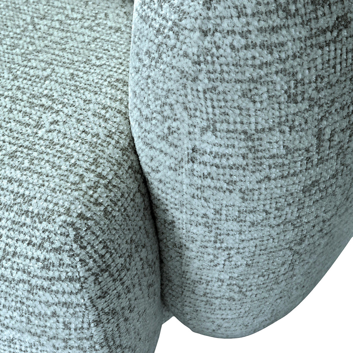 ECKSOFA  in Flachgewebe Mintgrün Zierkissen, Rücken echt, Sitztiefenverstellung  275/162 cm  - Schwarz/Mintgrün, MODERN, Kunststoff/Textil (275/162cm) - Carryhome