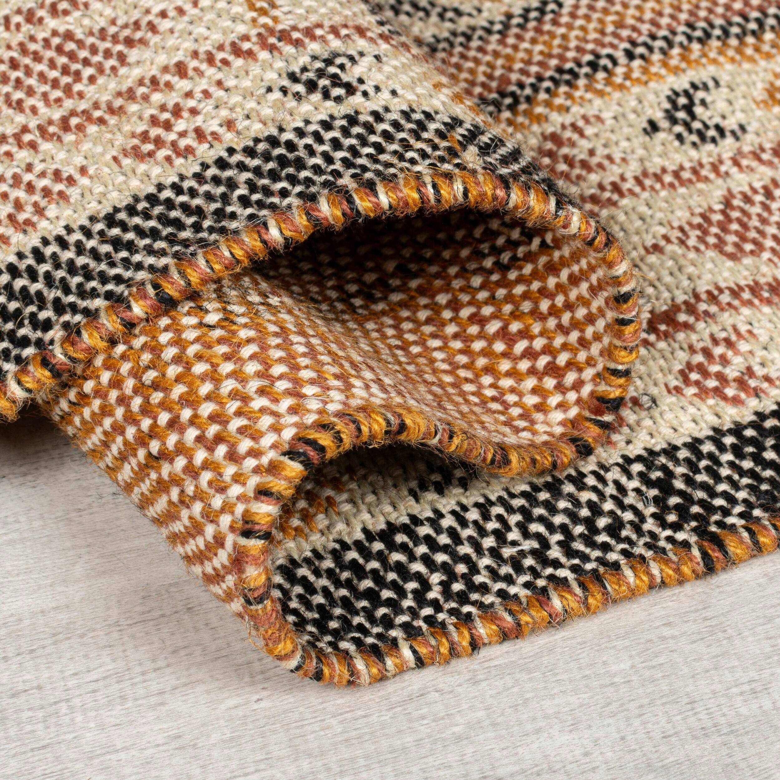 Thumbnail - Xora Webteppich, Rot, Textil, Vintage, rechteckig, 120x170 cm, Reach, AZO-frei, Bsci, Handmade in India, für Fußbodenhei...