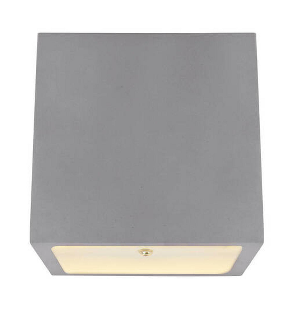 VÄGGLAMPA 11,5/11,5/11,5 cm   - grå, Design, sten (11,5/11,5/11,5cm) - Globo