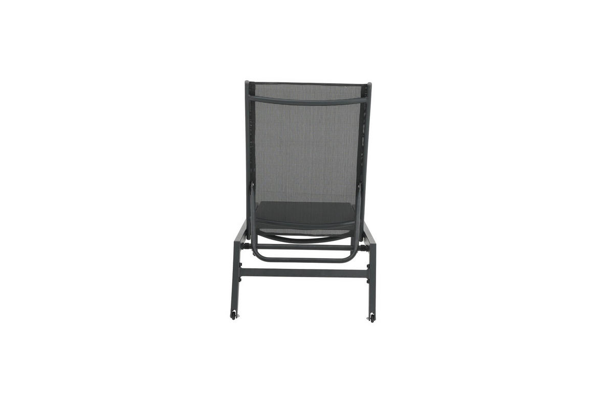 LEŽALJKA  antracit  metal, tekstil      - antracit, Design, metal/tekstil (55/92/164cm) - Ambia Garden