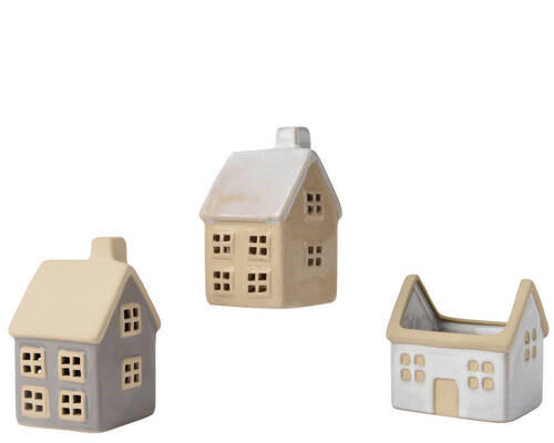 DEKOHAUS - Blau/Hellgrün, LIFESTYLE, Stein (6,20/7,00/10,80cm)