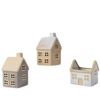 DEKOHAUS - Blau/Hellgrün, LIFESTYLE, Stein (6,20/7,00/10,80cm)