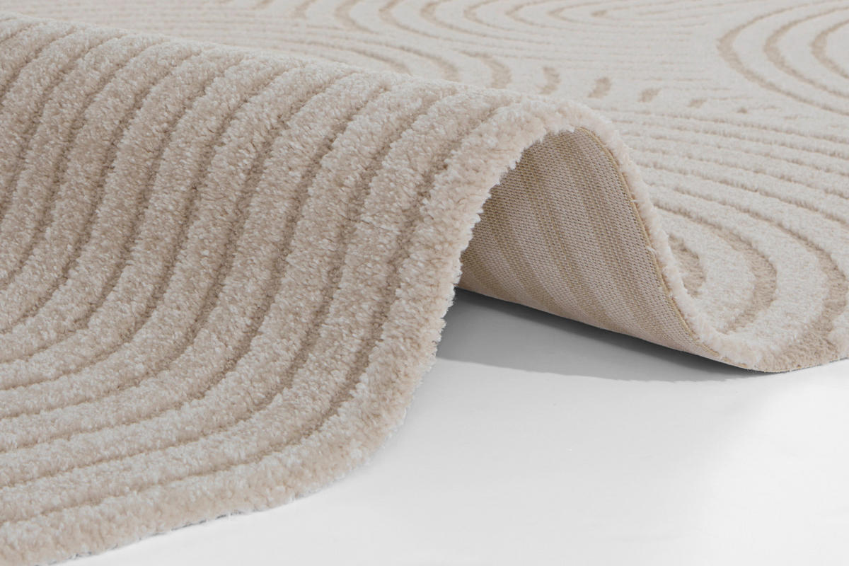HOCHFLORTEPPICH 200/290/290 cm New York Creme, Beige  - Beige/Creme, Basics, Kunststoff/Textil (200/290/290cm) - Elle Decoration